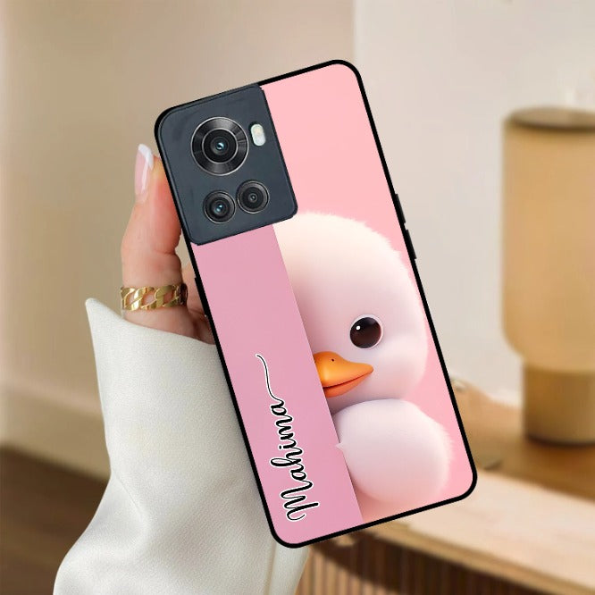 Baby Duck Glossy Metal Case Cover For OnePlus