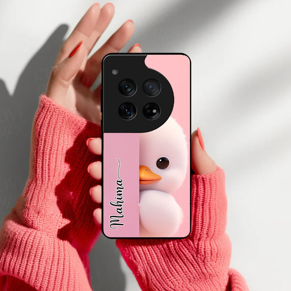 Baby Duck Glossy Metal Case Cover For OnePlus