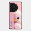 Baby Duck Glossy Metal Case Cover For Oneplus 12R 5G