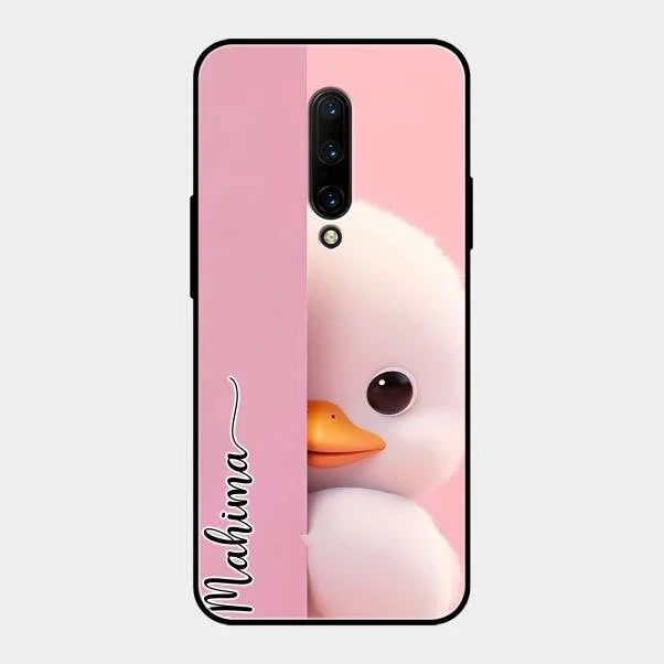 Baby Duck Glossy Metal Case Cover For Oneplus 7 Pro