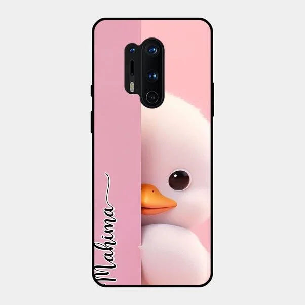 Baby Duck Glossy Metal Case Cover For Oneplus 8 Pro