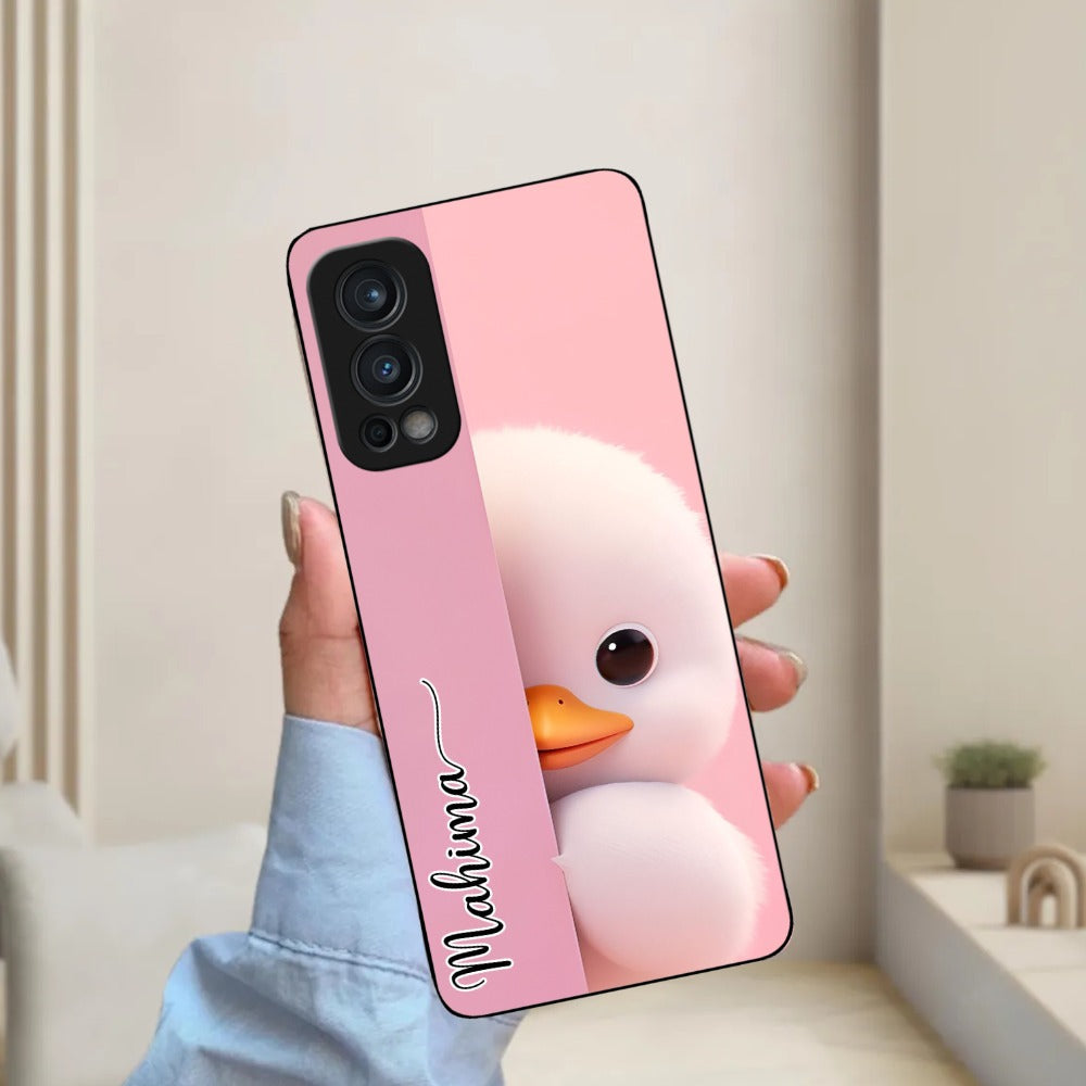 Baby Duck Glossy Metal Case Cover For OnePlus