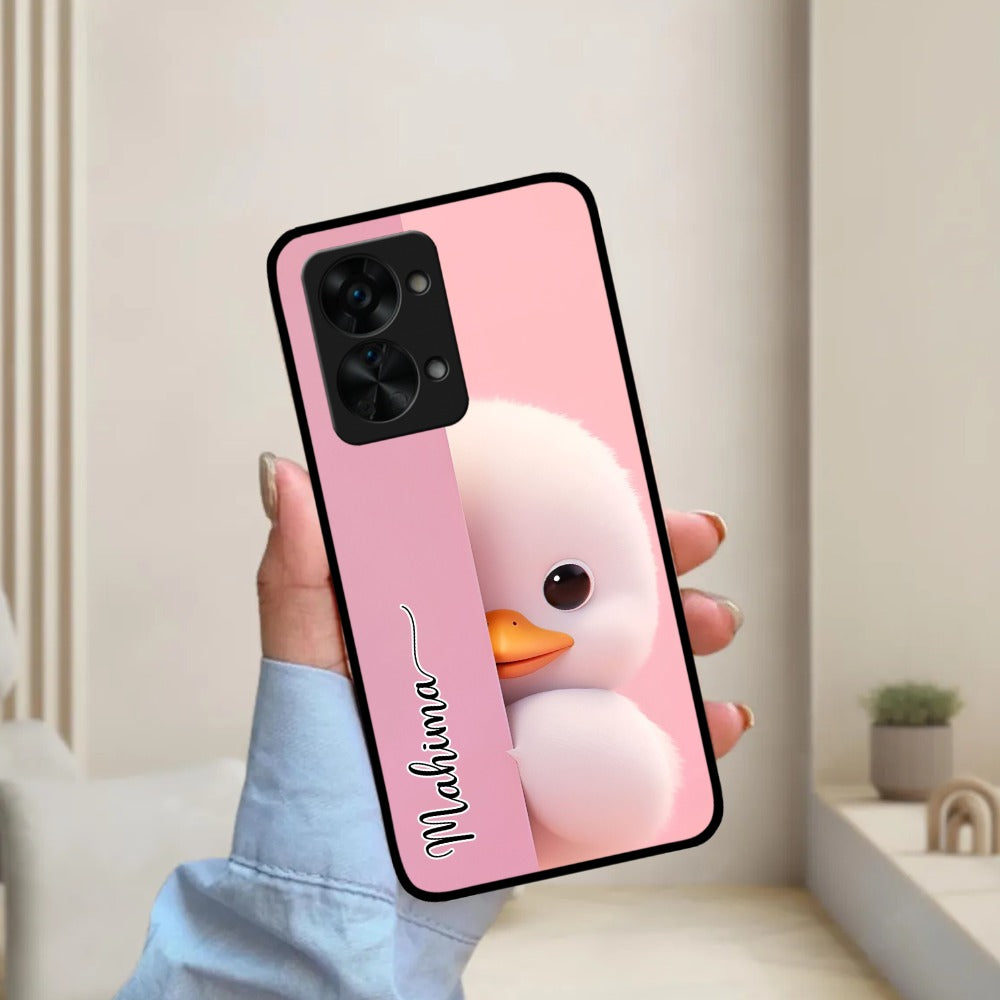 Baby Duck Glossy Metal Case Cover For OnePlus