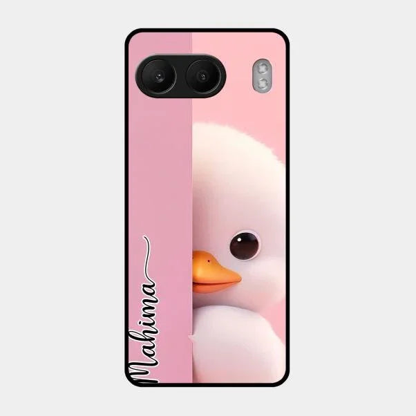 Baby Duck Glossy Metal Case Cover For Oneplus Nord 4 5G