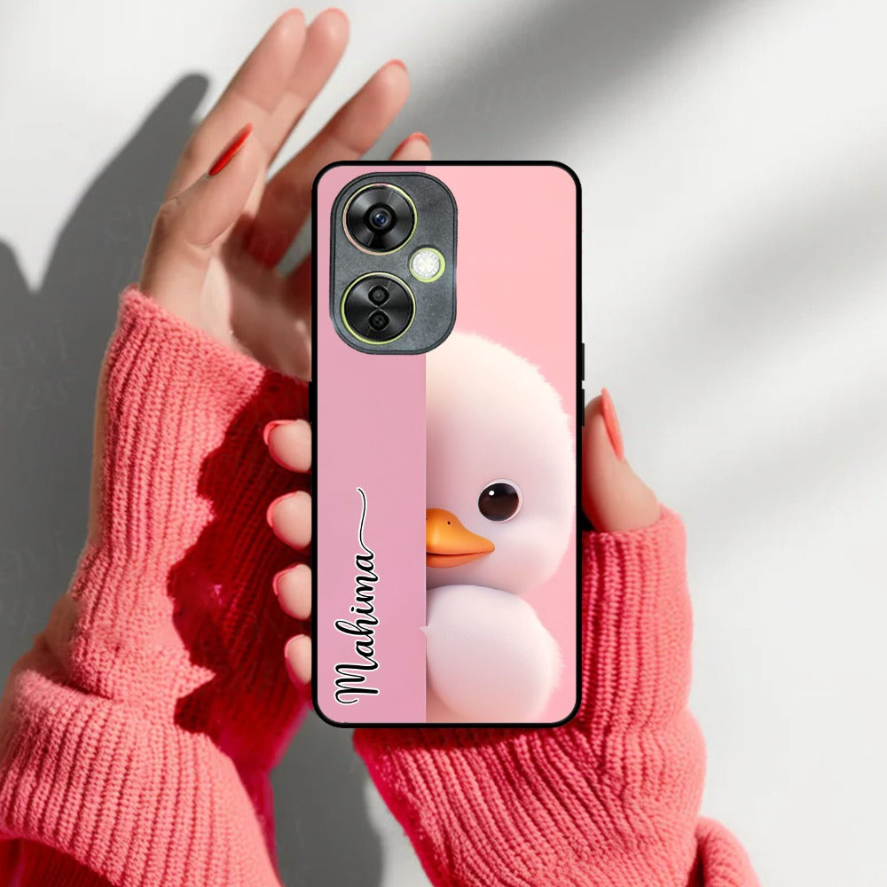 Baby Duck Glossy Metal Case Cover For OnePlus