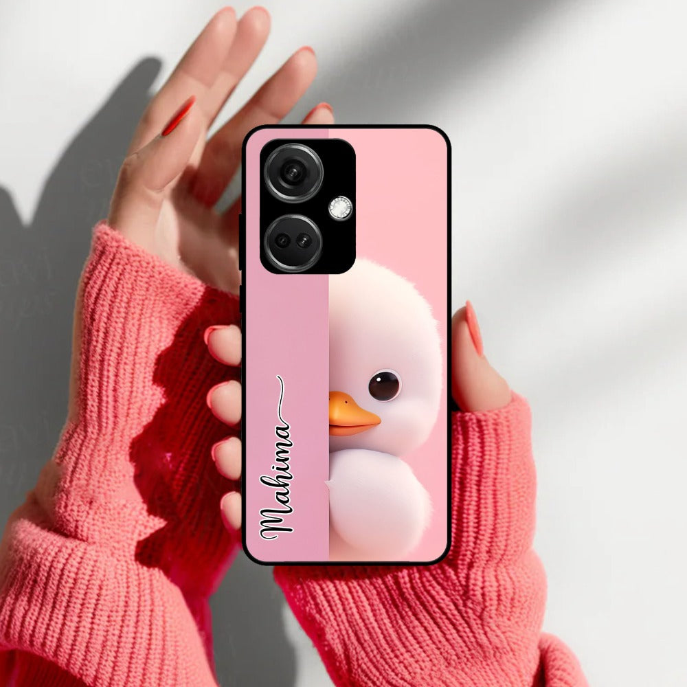 Baby Duck Glossy Metal Case Cover For OnePlus