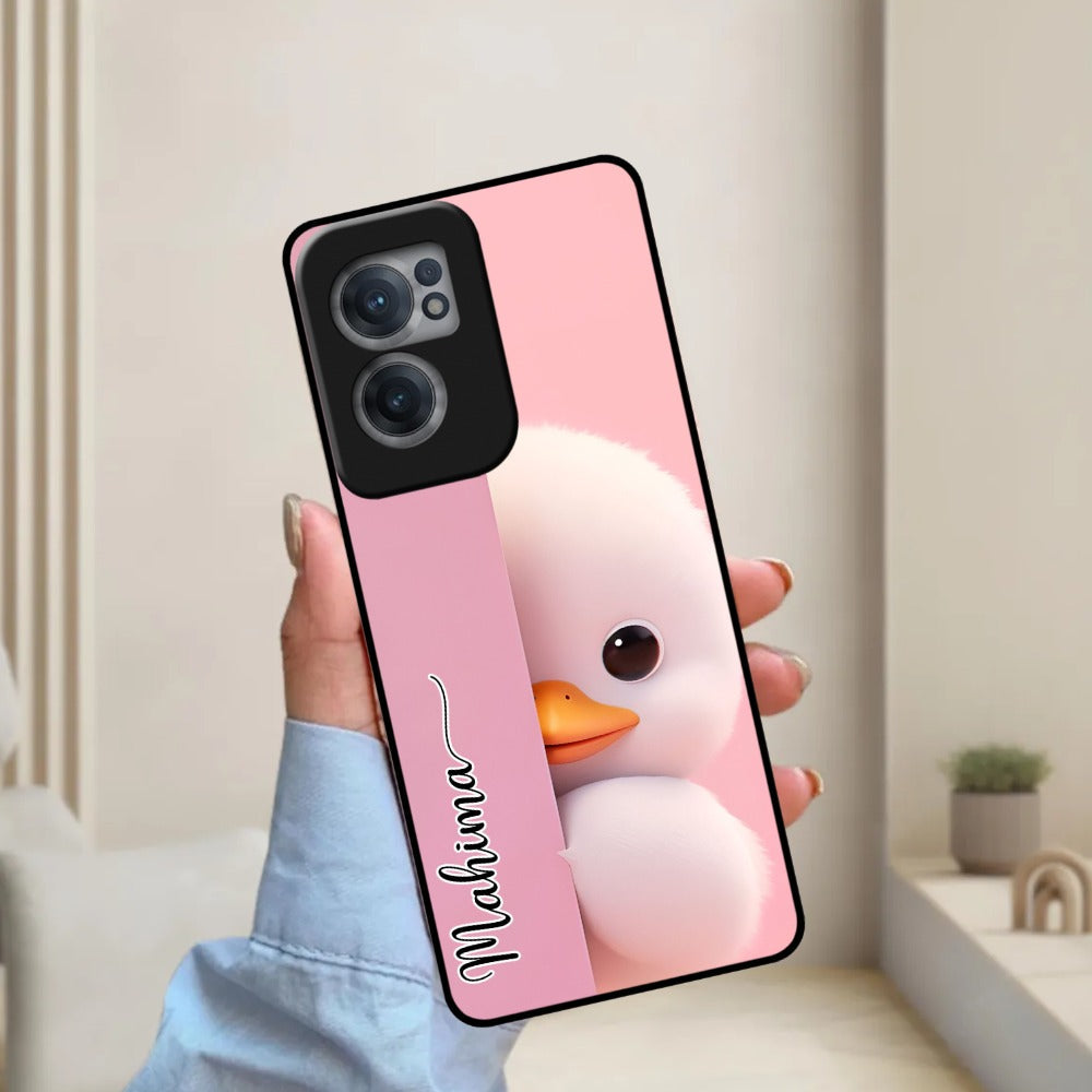 Baby Duck Glossy Metal Case Cover For OnePlus