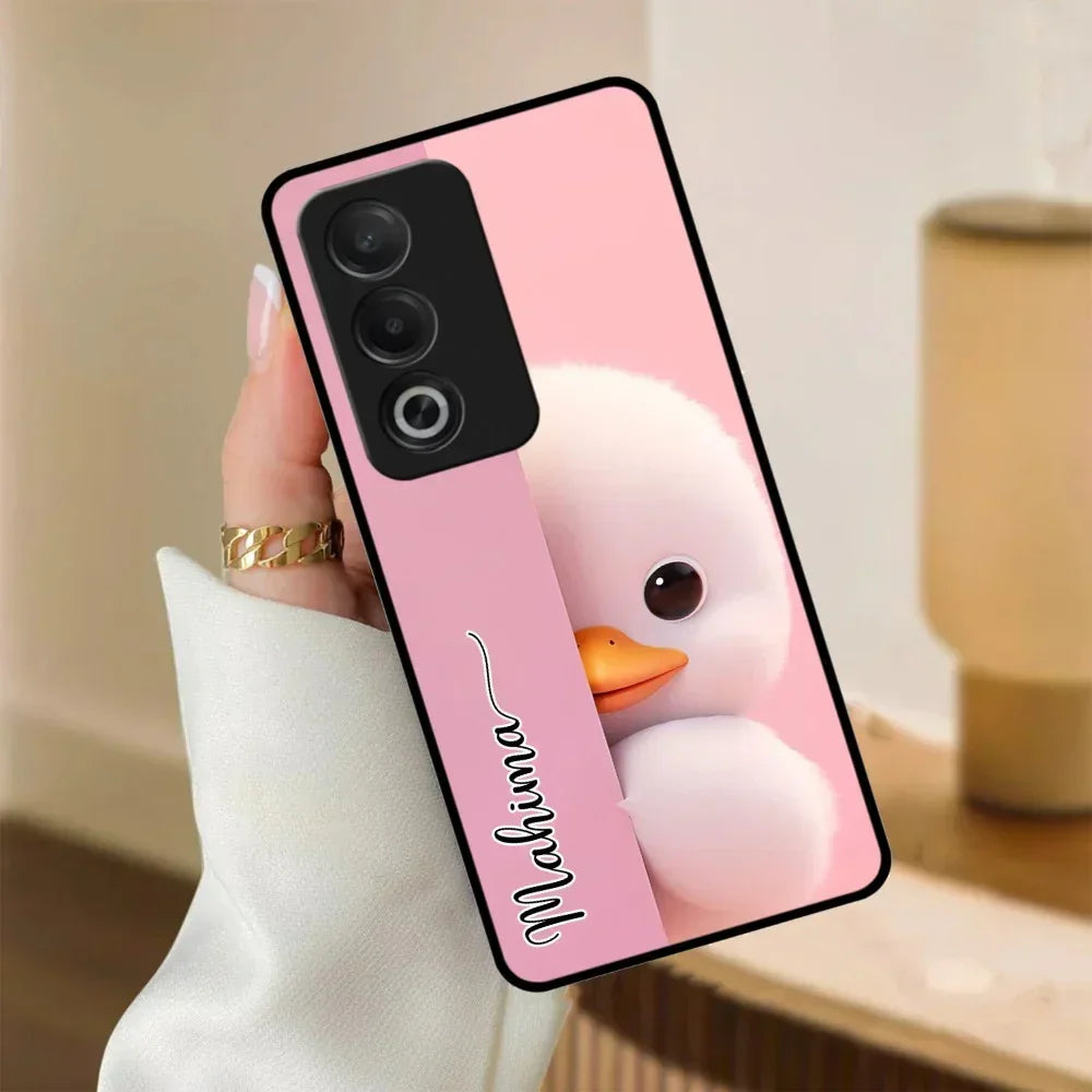 Baby Duck Glossy Metal Case Cover For Oppo - ShopOnCliQ