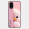 Baby Duck Glossy Metal Case Cover For Oppo A38