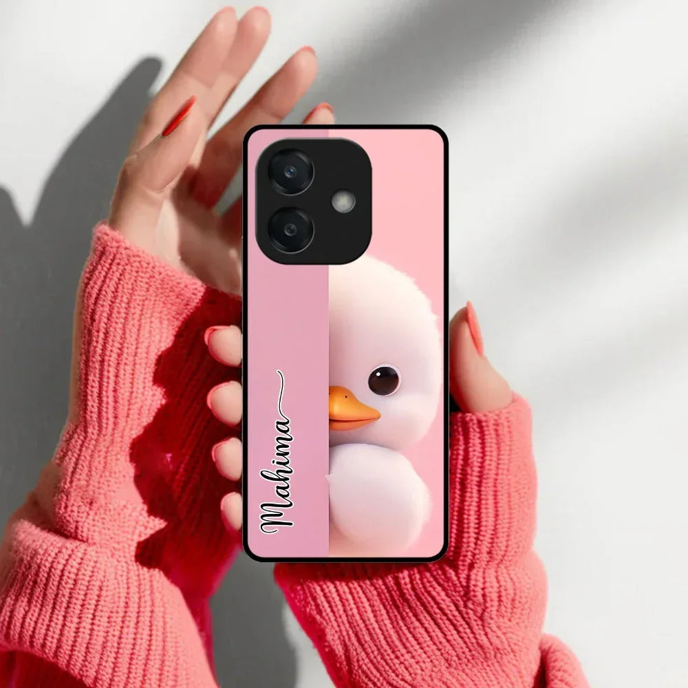 Baby Duck Glossy Metal Case Cover For Oppo - ShopOnCliQ