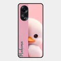 Baby Duck Glossy Metal Case Cover For Oppo A58