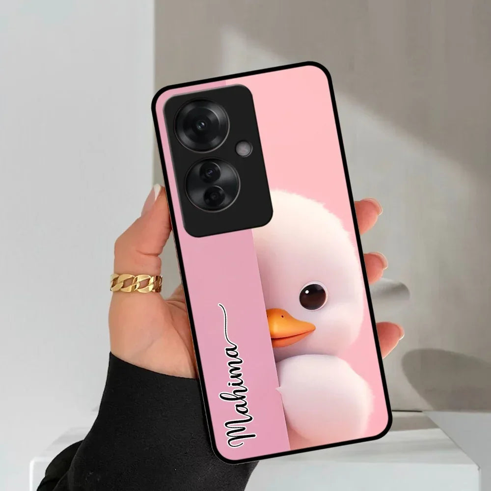 Baby Duck Glossy Metal Case Cover For Oppo - ShopOnCliQ