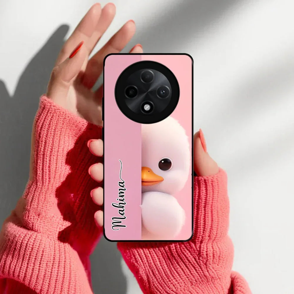 Baby Duck Glossy Metal Case Cover For Oppo - ShopOnCliQ