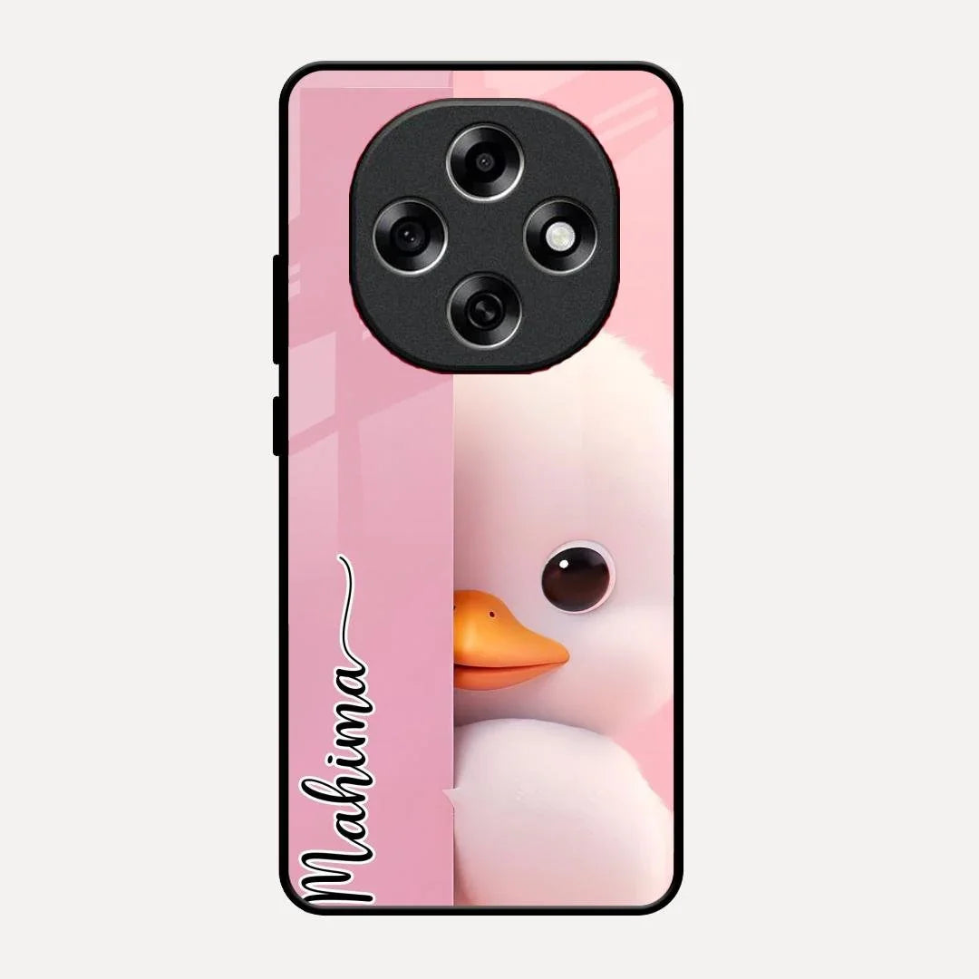 Baby Duck Glossy Metal Case Cover For Oppo F31 Pro 5G