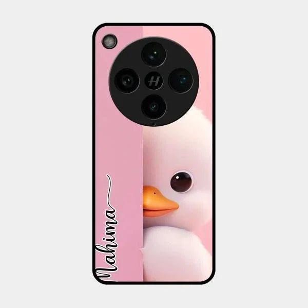 Baby Duck Glossy Metal Case Cover For Oppo Find X8 Pro 5G