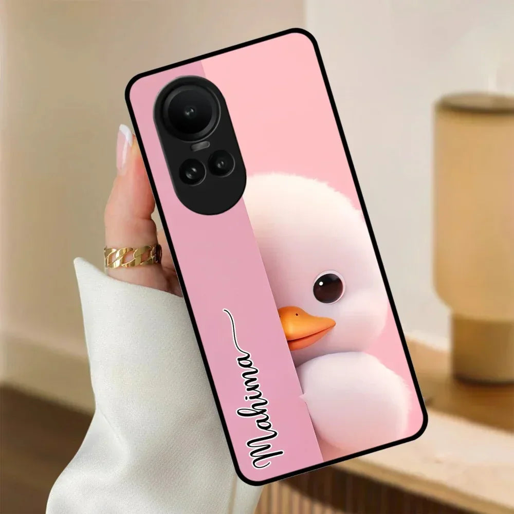 Baby Duck Glossy Metal Case Cover For Oppo - ShopOnCliQ