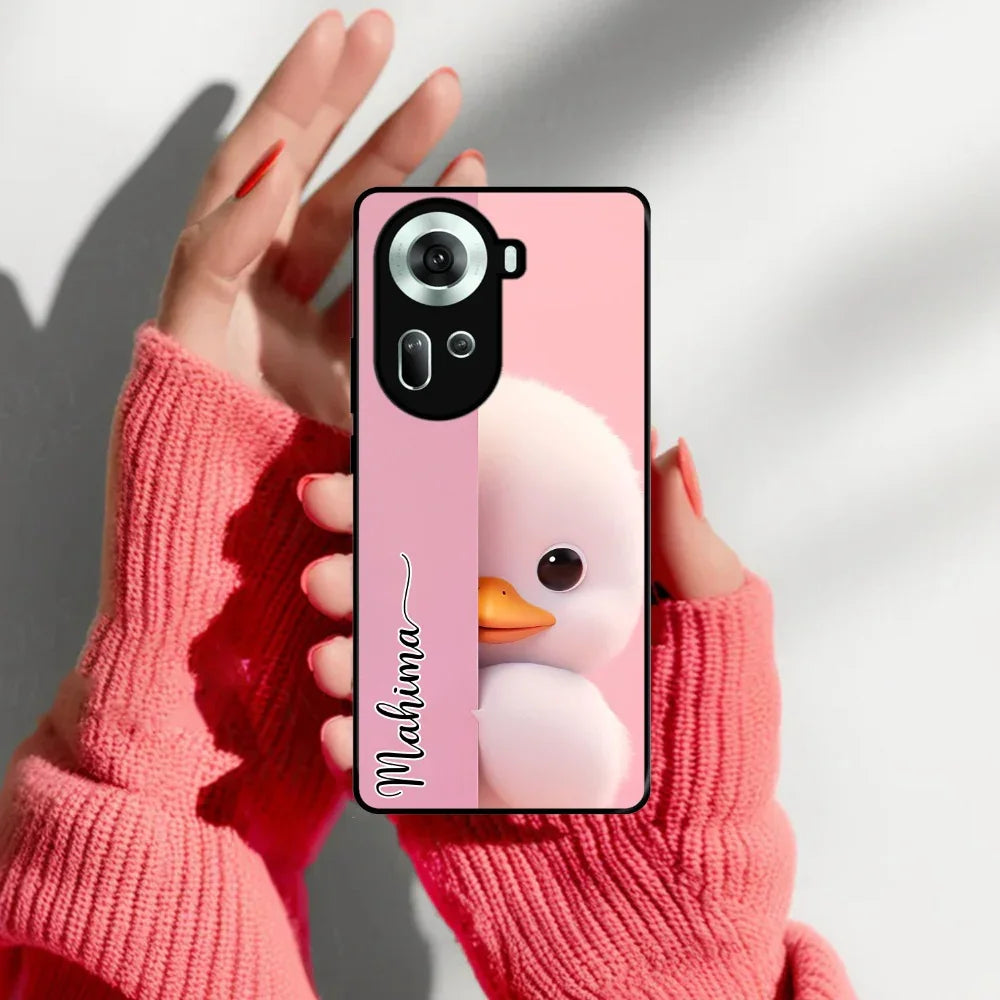 Baby Duck Glossy Metal Case Cover For Oppo - ShopOnCliQ