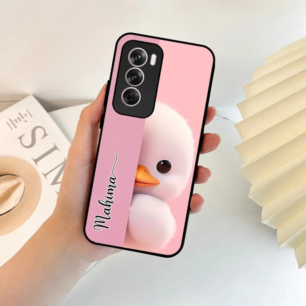 Baby Duck Glossy Metal Case Cover For Oppo - ShopOnCliQ