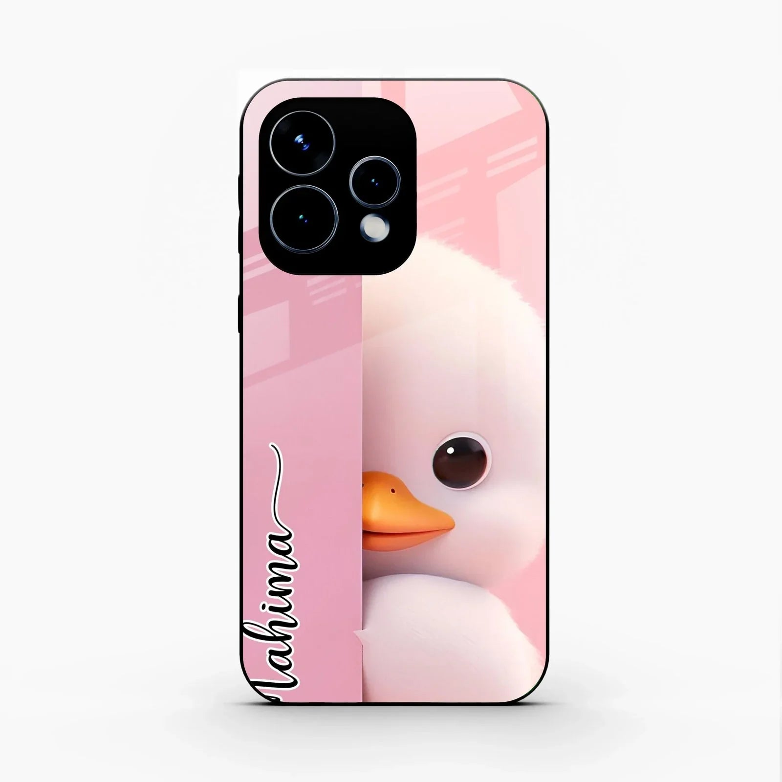 Baby Duck Glossy Metal Case Cover For Oppo Reno 15 5G