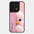 Baby Duck Glossy Metal Case Cover For Oppo Reno 8 5G