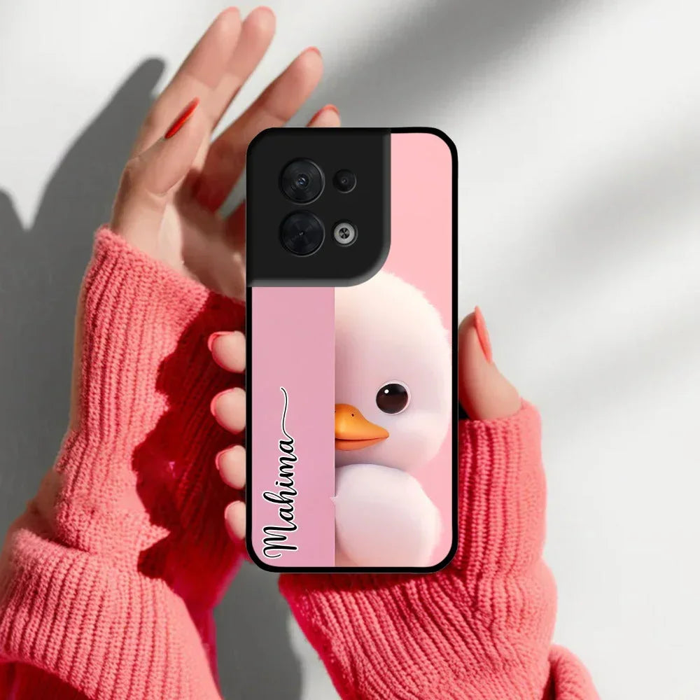 Baby Duck Glossy Metal Case Cover For Oppo - ShopOnCliQ