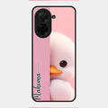 Baby Duck Glossy Metal Case Cover For Poco C71