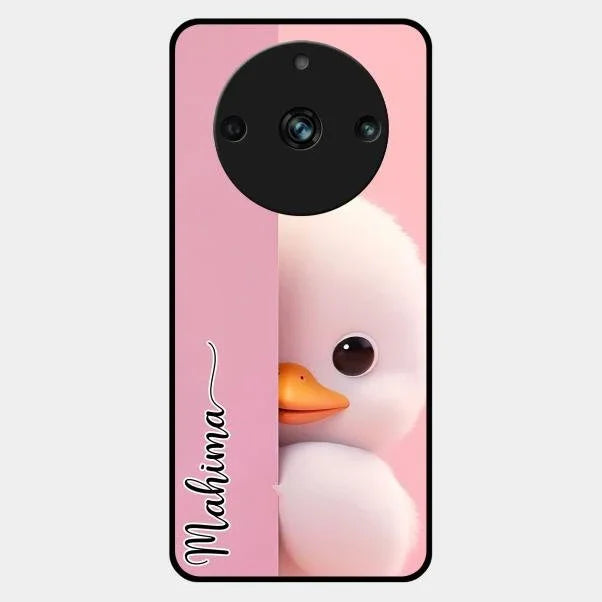 Baby Duck Glossy Metal Case Cover For Realme 11 Pro 5G