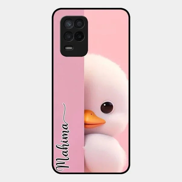 Baby Duck Glossy Metal Case Cover For Realme 9 5G
