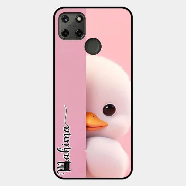 Baby Duck Glossy Metal Case Cover For Realme C21Y