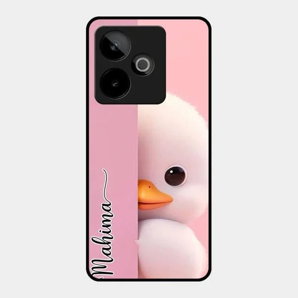 Baby Duck Glossy Metal Case Cover For Realme Gt 7 5G