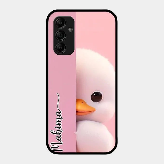 Baby Duck Glossy Metal Case Cover For Samsung Galaxy A14 5G