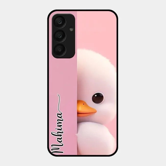 Baby Duck Glossy Metal Case Cover For Samsung Galaxy A25 5G