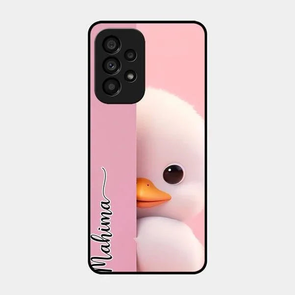 Baby Duck Glossy Metal Case Cover For Samsung Galaxy A53 5G