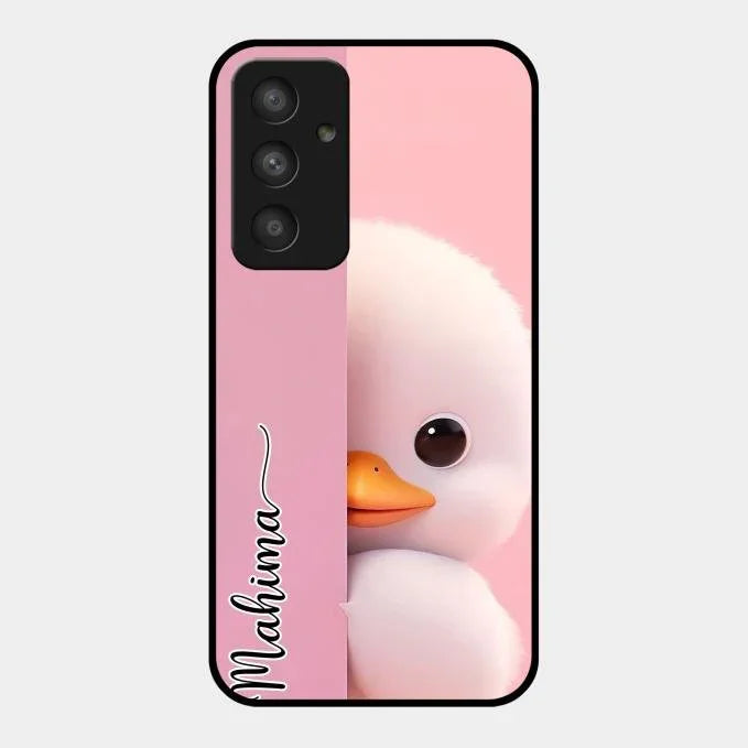 Baby Duck Glossy Metal Case Cover For Samsung Galaxy A54 5G