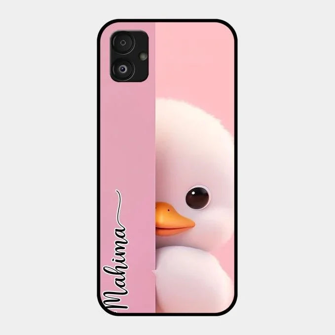 Baby Duck Glossy Metal Case Cover For Samsung Galaxy F14 5G