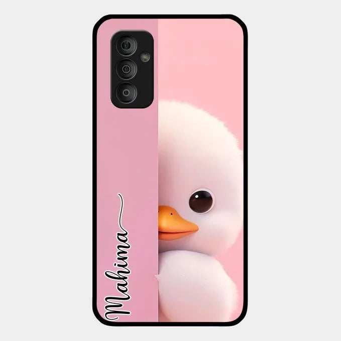 Baby Duck Glossy Metal Case Cover For Samsung Galaxy F23 5G