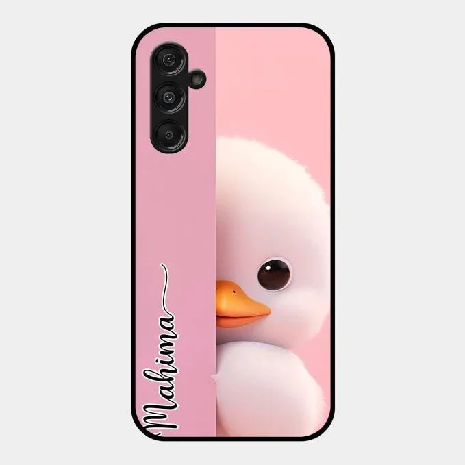 Baby Duck Glossy Metal Case Cover For Samsung Galaxy F34 5G