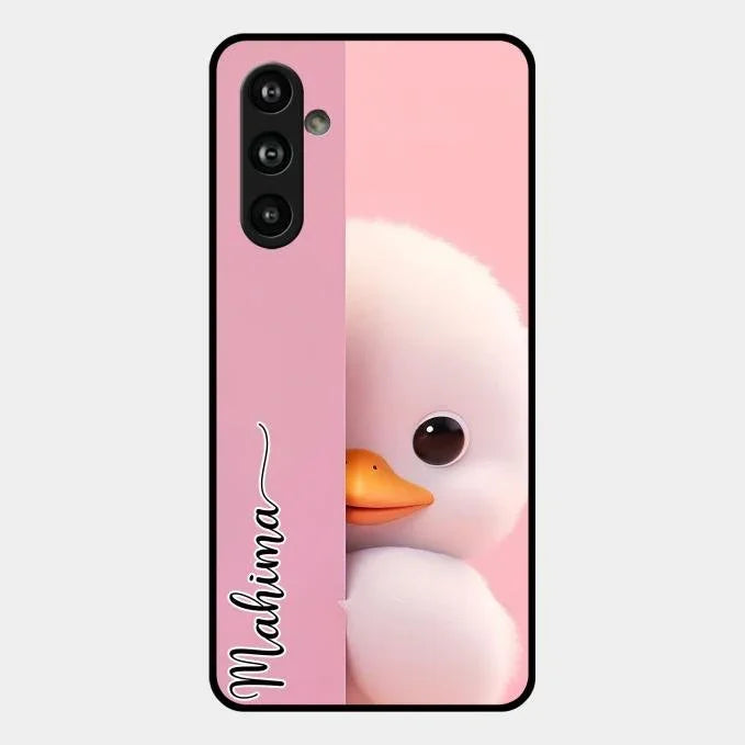 Baby Duck Glossy Metal Case Cover For Samsung Galaxy F54 5G