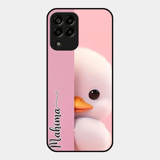Baby Duck Glossy Metal Case Cover For Samsung Galaxy M33 5G