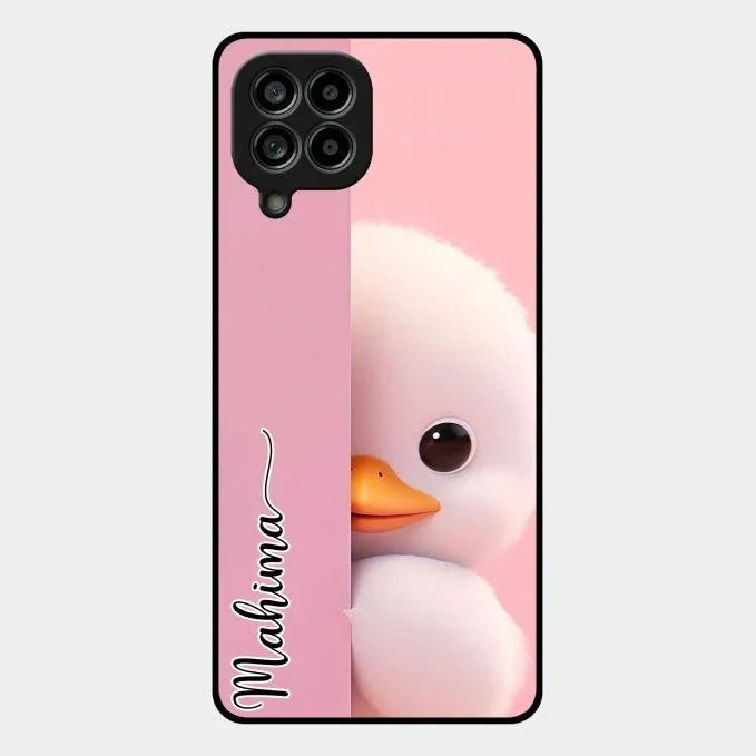 Baby Duck Glossy Metal Case Cover For Samsung Galaxy M53 5G