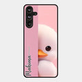 Baby Duck Glossy Metal Case Cover For Samsung Galaxy M55 5G