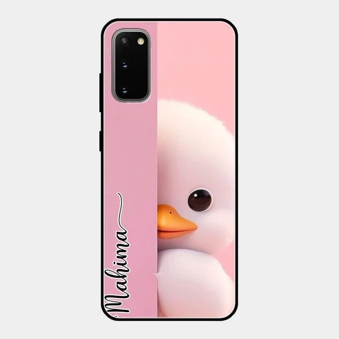 Baby Duck Glossy Metal Case Cover For Samsung Galaxy S20