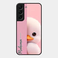 Baby Duck Glossy Metal Case Cover For Samsung Galaxy S22 5G