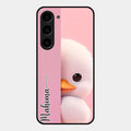Baby Duck Glossy Metal Case Cover For Samsung Galaxy S23 5G