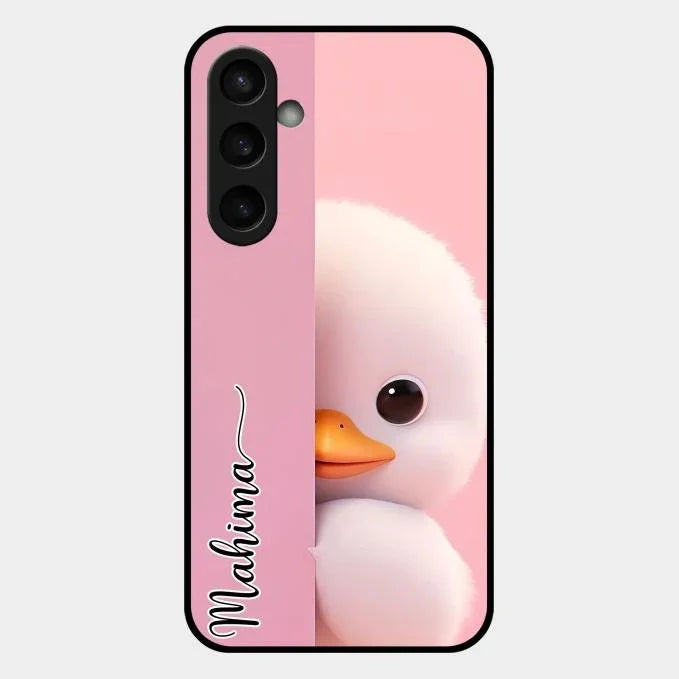 Baby Duck Glossy Metal Case Cover For Samsung Galaxy S23 Fe 5G