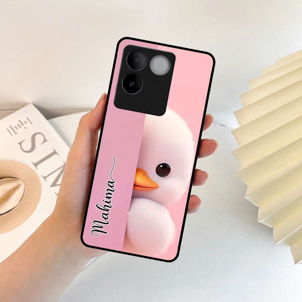 Baby Duck Glossy Metal Case Cover For Vivo