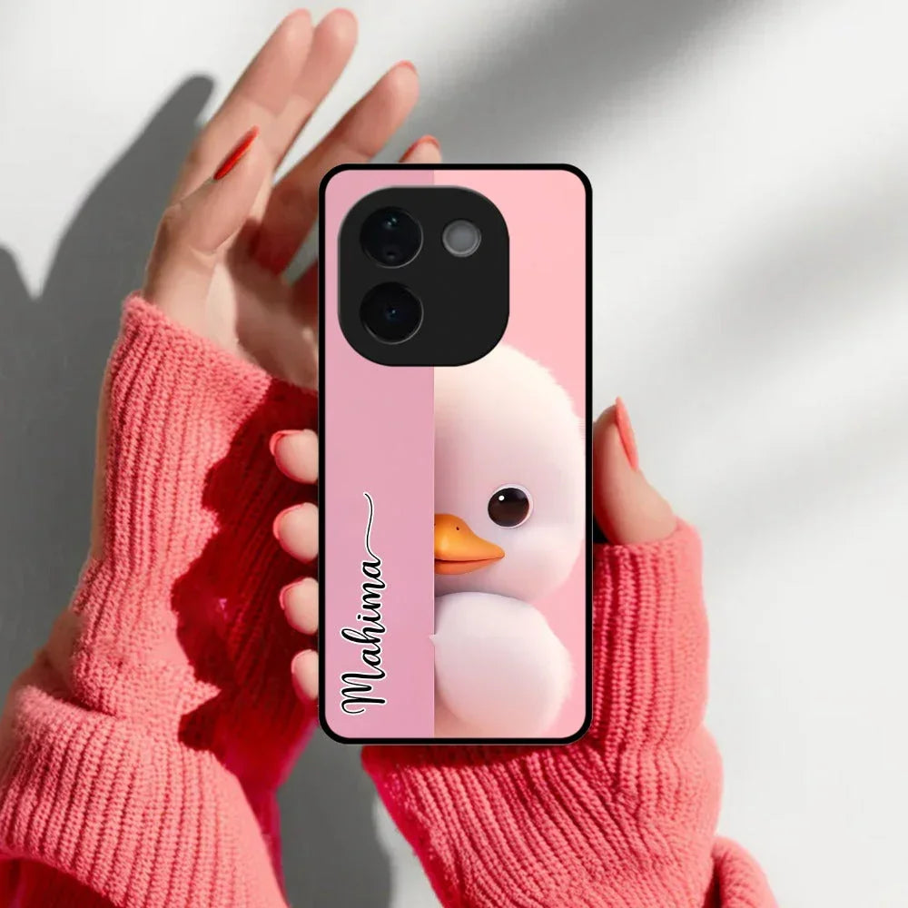 Baby Duck Glossy Metal Case Cover For Vivo - ShopOnCliQ
