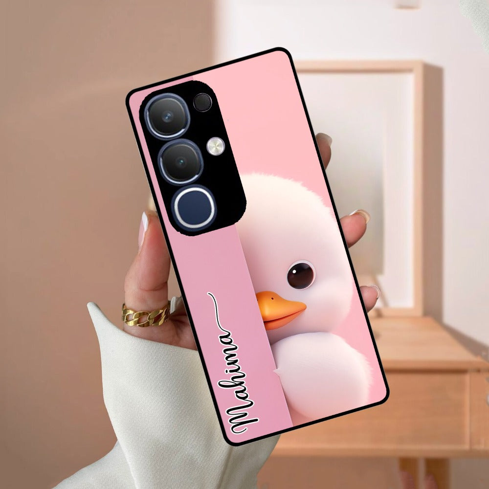 Baby Duck Glossy Metal Case Cover For Vivo