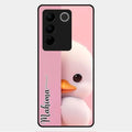 Baby Duck Glossy Metal Case Cover For Vivo V27 Pro 5G