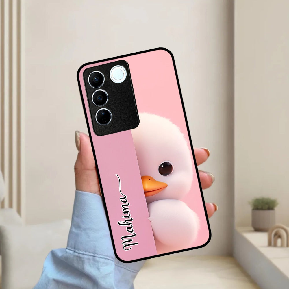 Baby Duck Glossy Metal Case Cover For Vivo